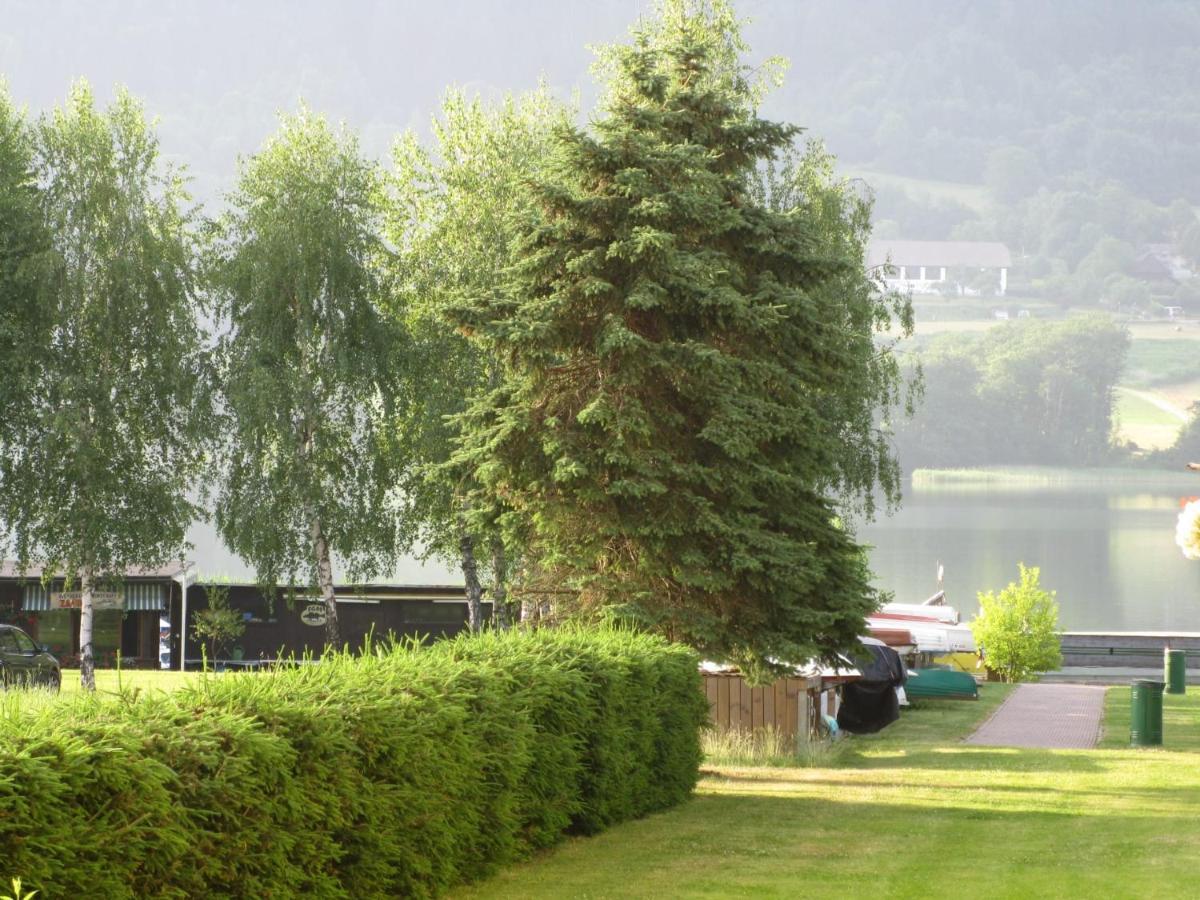 Kaernten Ossiacher See Apartment Zwei Zimmer Ferienwohnung Direkter Seezugang Strand Beheizte Schwimmhalle Bodensdorf Exterior foto